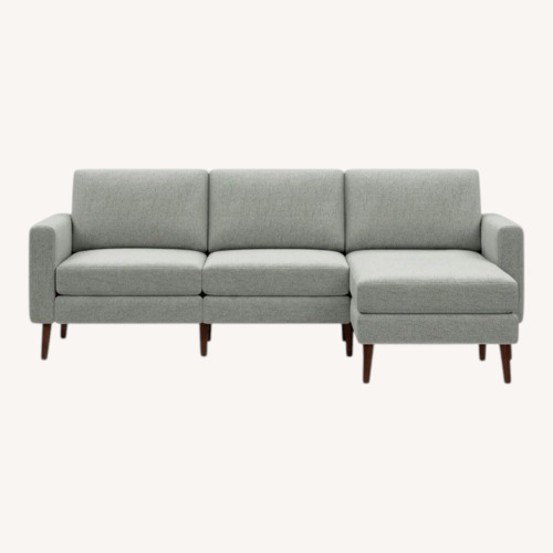 Used Burrow Nomad Dark Gray Fabric 3+ Piece Sectional for sale on AptDeco