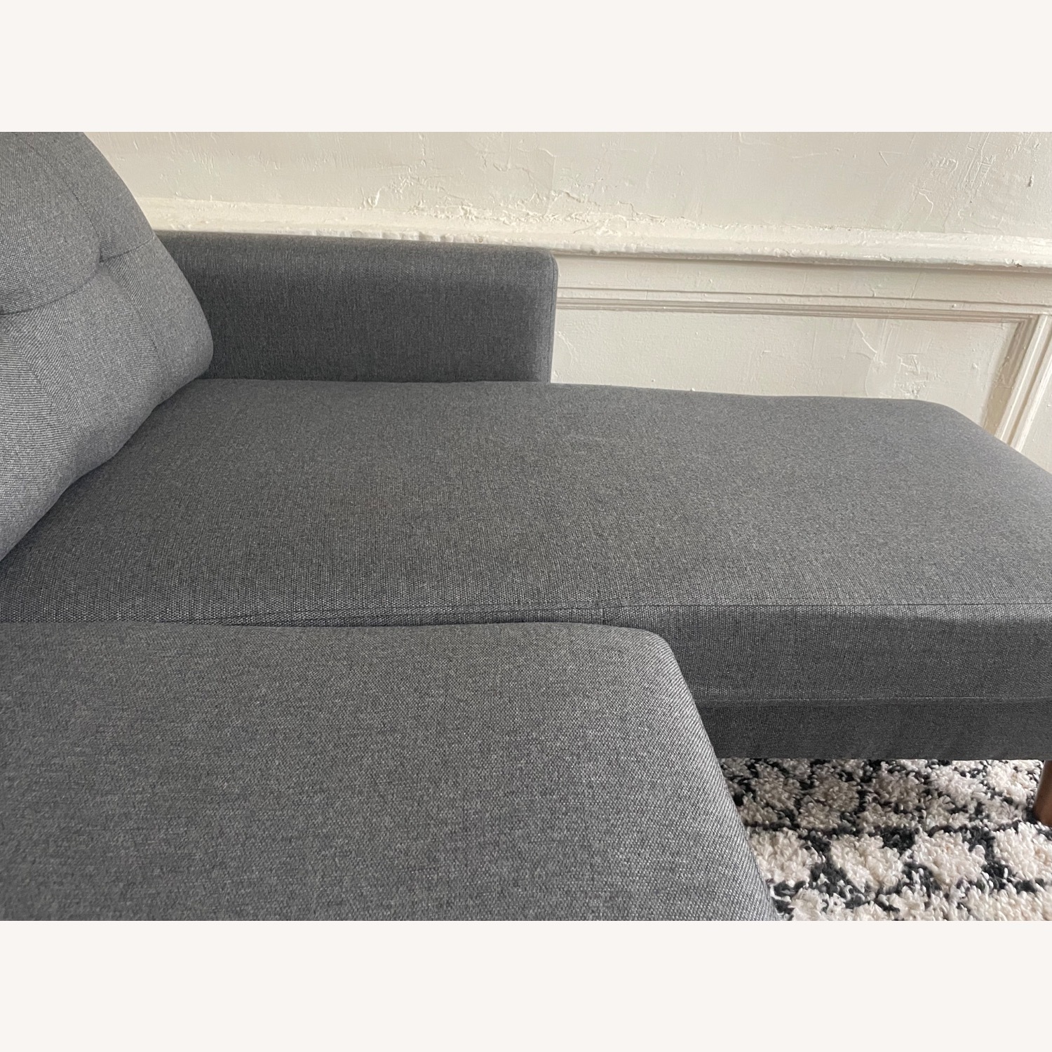 Burrow Nomad Dark Gray Fabric 3+ Piece Sectional - image-4