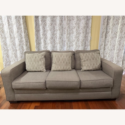 Used 3 Seater Grey Fabric Sofa for sale on AptDeco