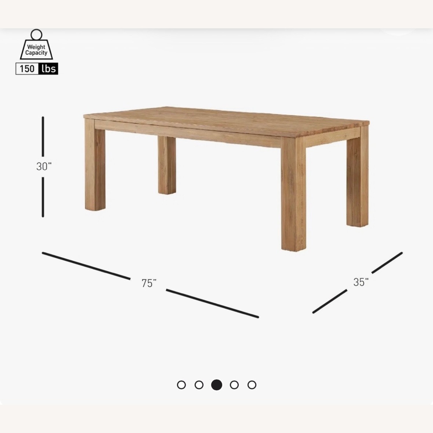 Wayfair Ophelia & Co Wood Dining Table and Bench - image-5