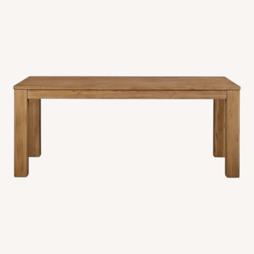 Used Wayfair Ophelia & Co Wood Dining Table and Bench for sale on AptDeco