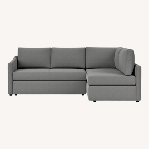 Used Oxford White Fabric 3+ Piece Sectional for sale on AptDeco