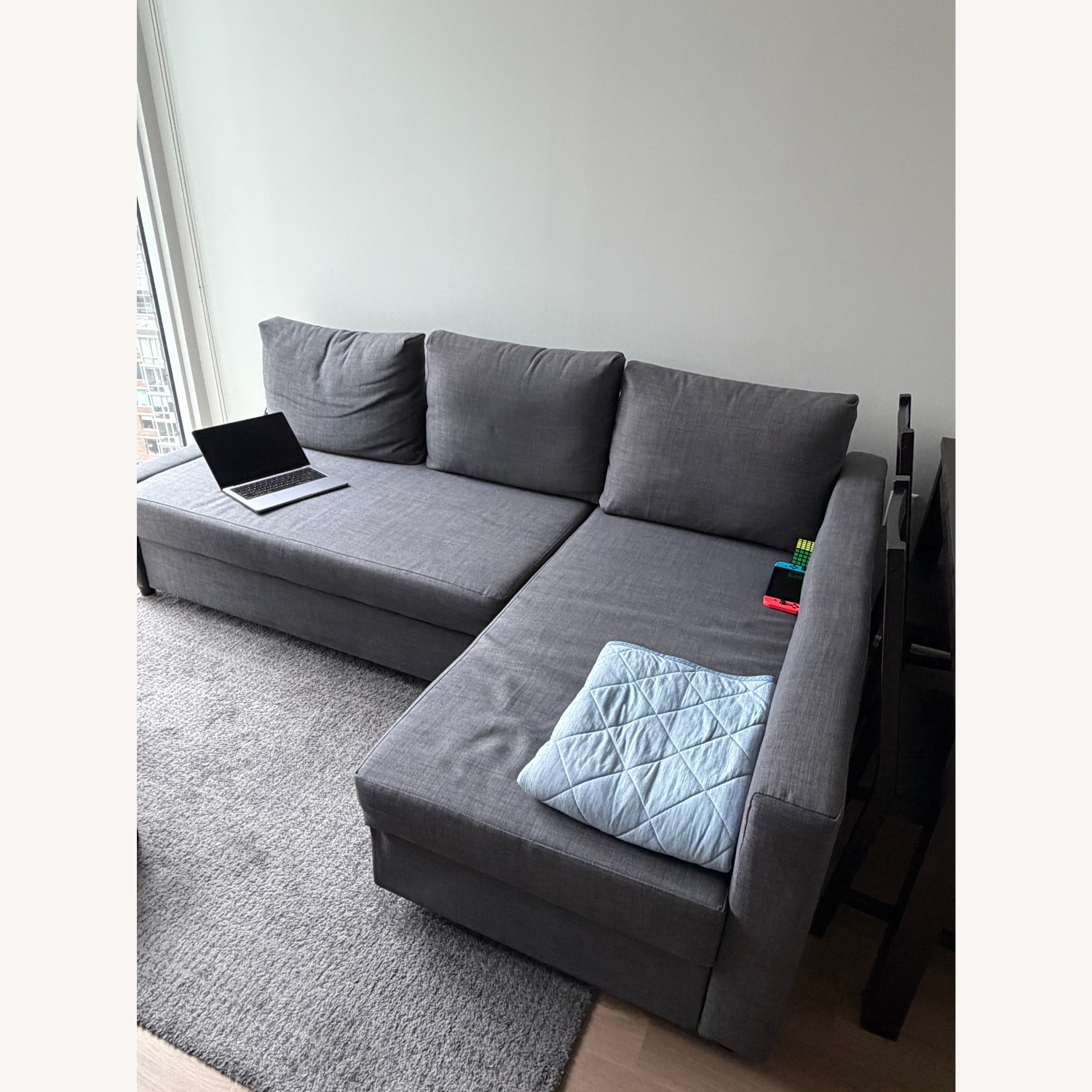 IKEA Friheten Sleeper Sectional, 3 Seat W Storage - image-1