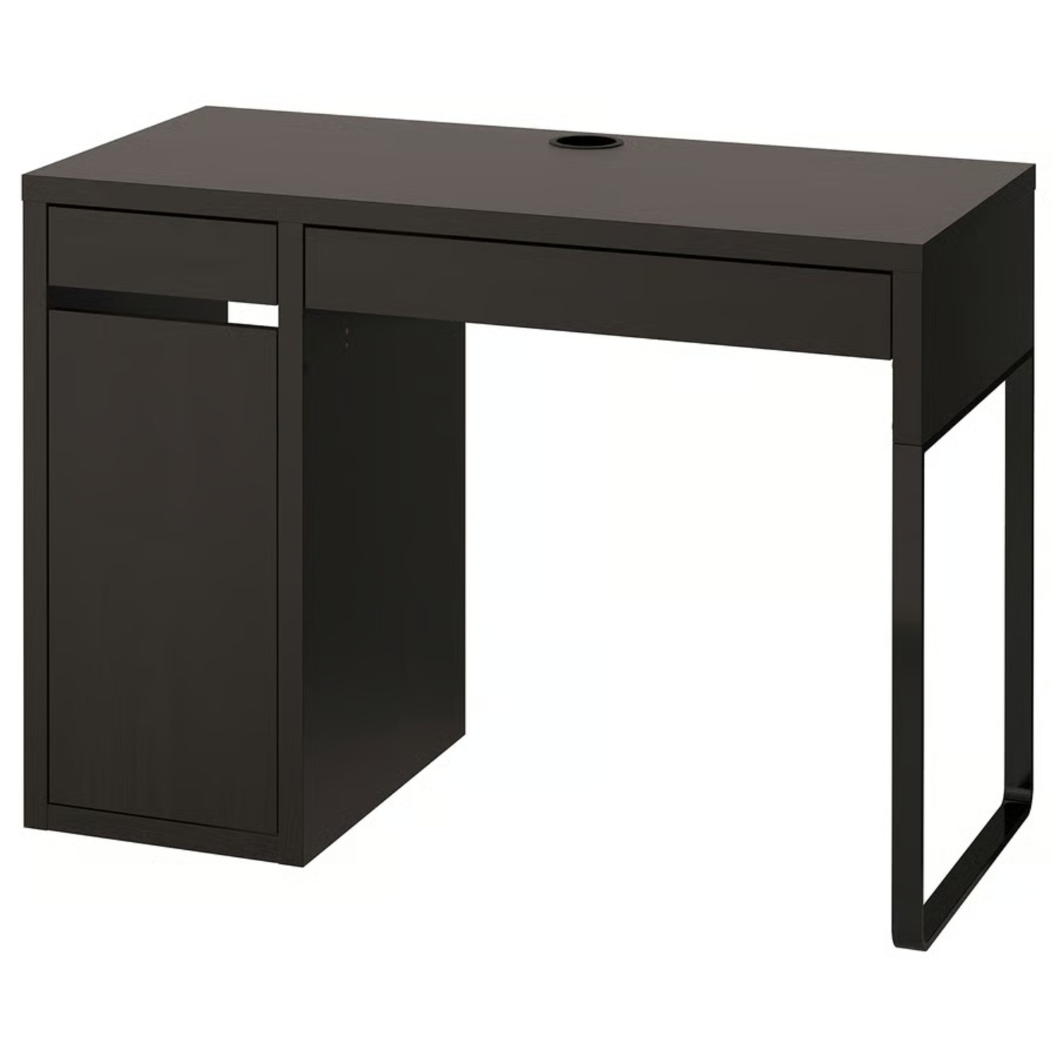 IKEA Micke Black Wood Desk - image-4