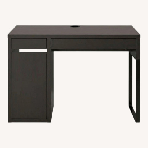 Used IKEA Micke Black Wood Desk for sale on AptDeco
