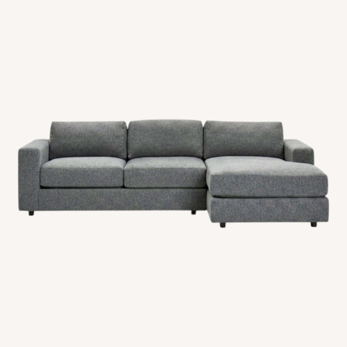 Used West Elm Urban Dark Gray 3+ Piece Sectional for sale on AptDeco