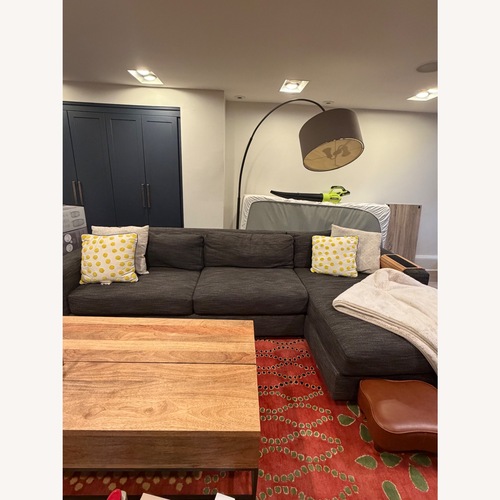 Used West Elm Urban Dark Gray 3+ Piece Sectional for sale on AptDeco