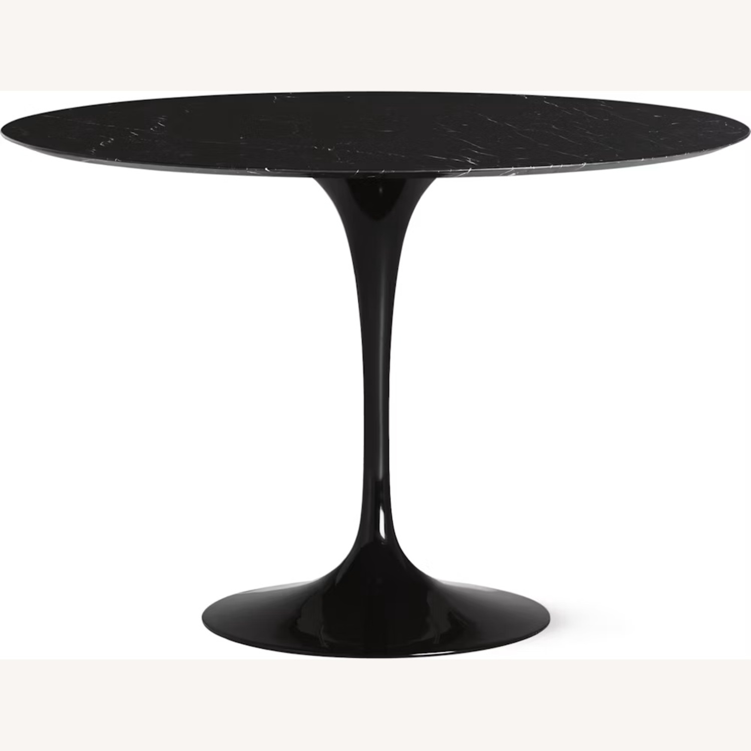 Knoll Saarinen Black Marble Dining Table - 42" - image-9