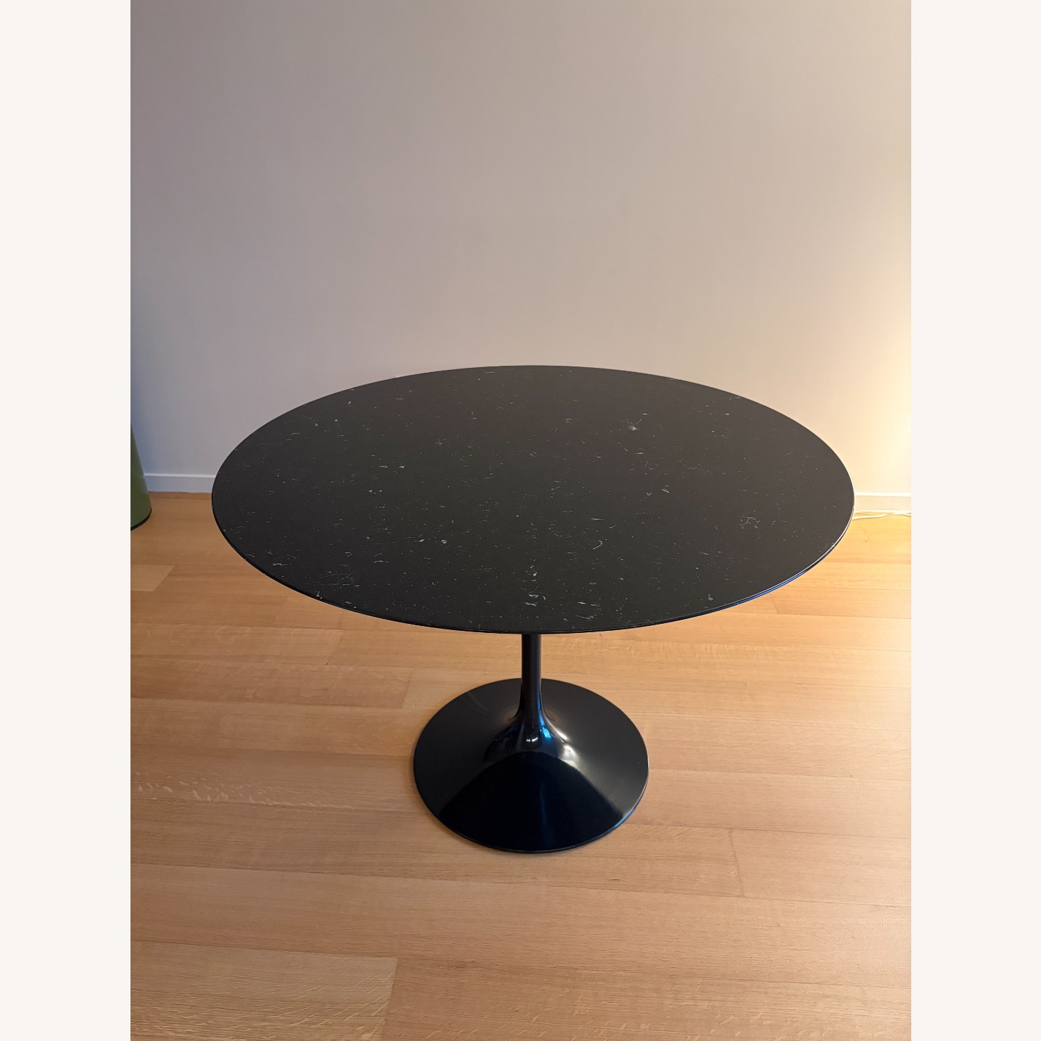Knoll Saarinen Black Marble Dining Table - 42" - image-2