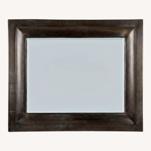 Used Dark Bronze Metal Wall Mirror for sale on AptDeco