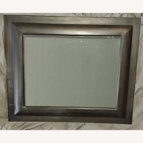 Used Dark Bronze Metal Wall Mirror for sale on AptDeco