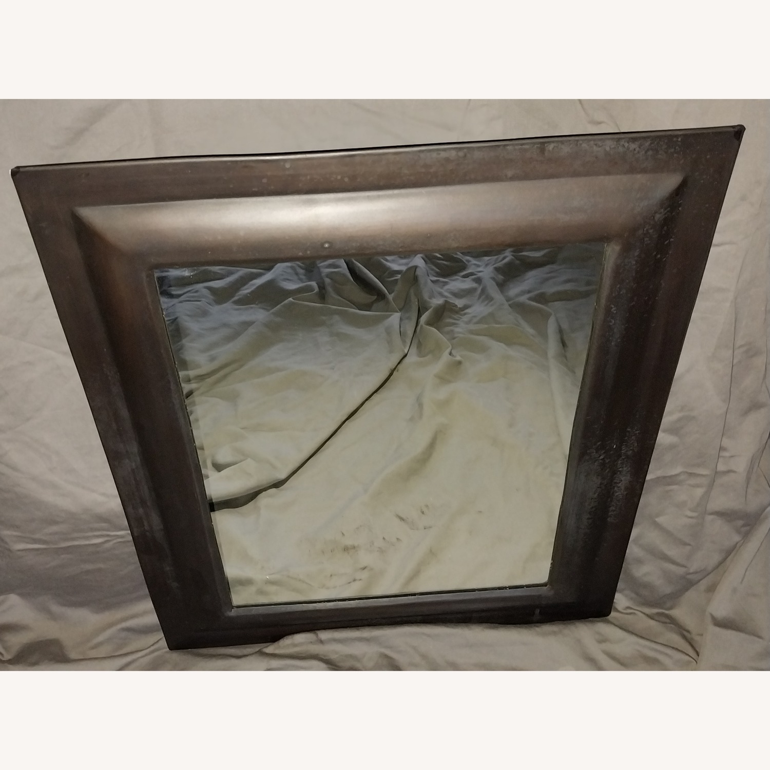 Dark Bronze Metal Wall Mirror - image-3
