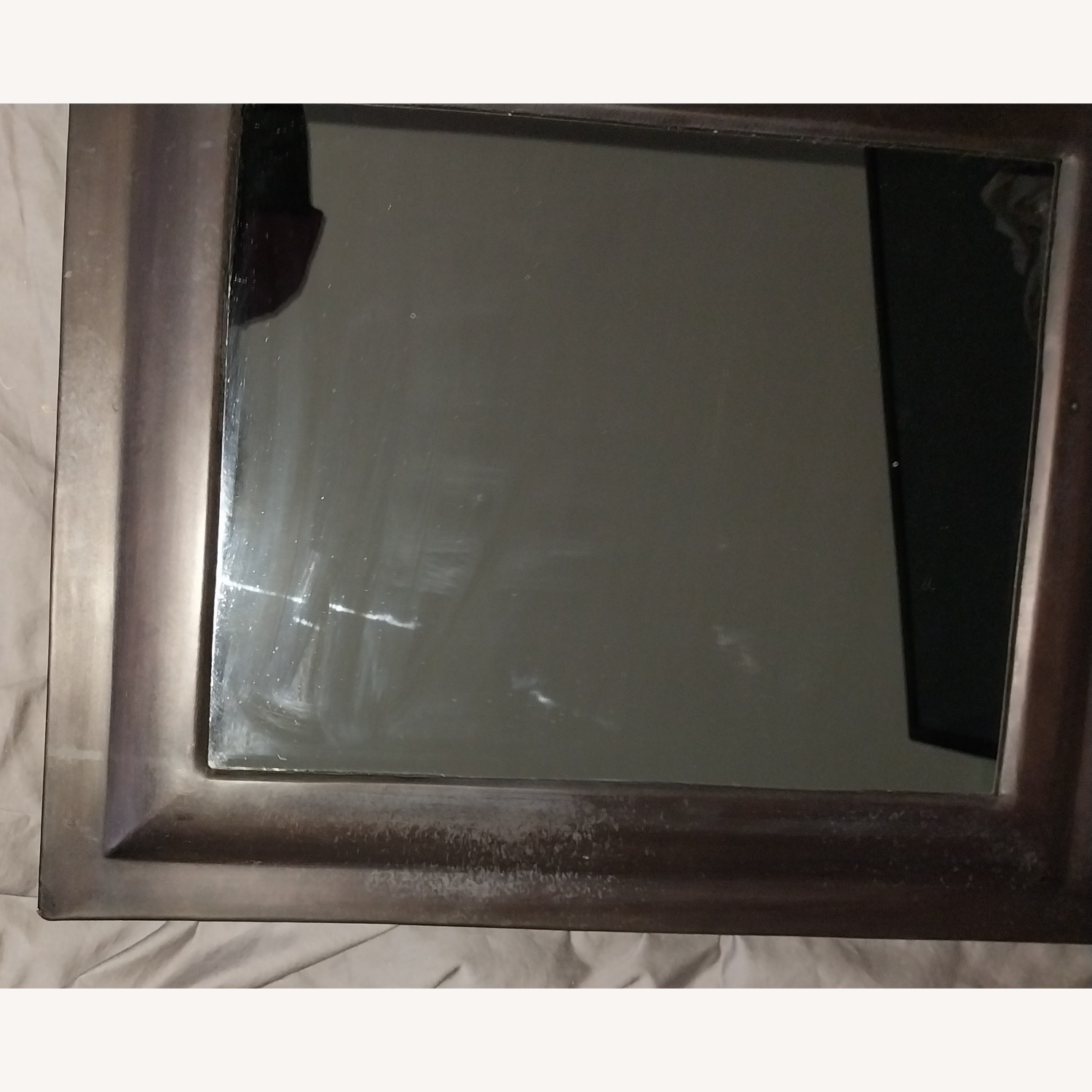 Dark Bronze Metal Wall Mirror - image-8