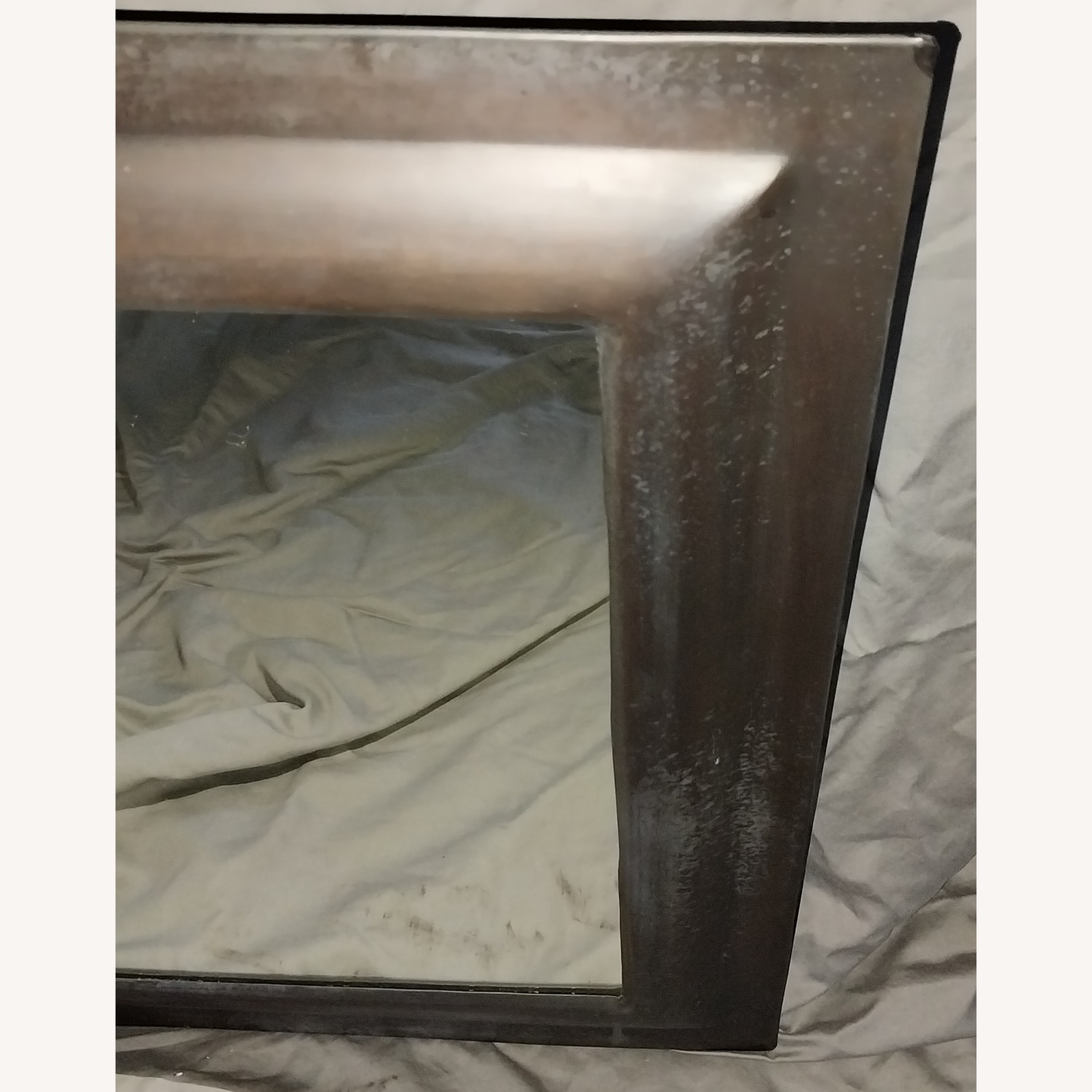 Dark Bronze Metal Wall Mirror - image-6
