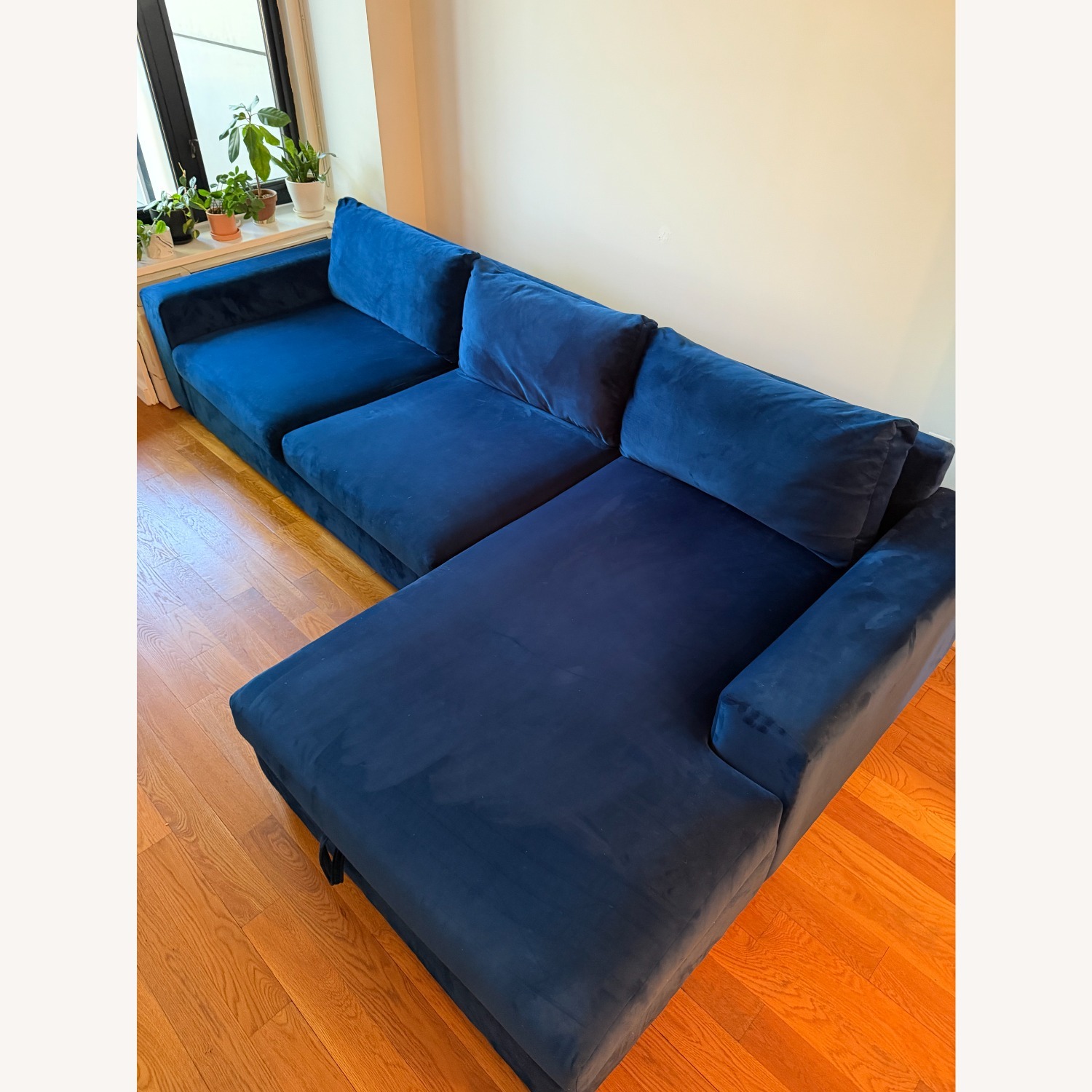 Joybird Holt Sectional with Storage in Navy - image-3