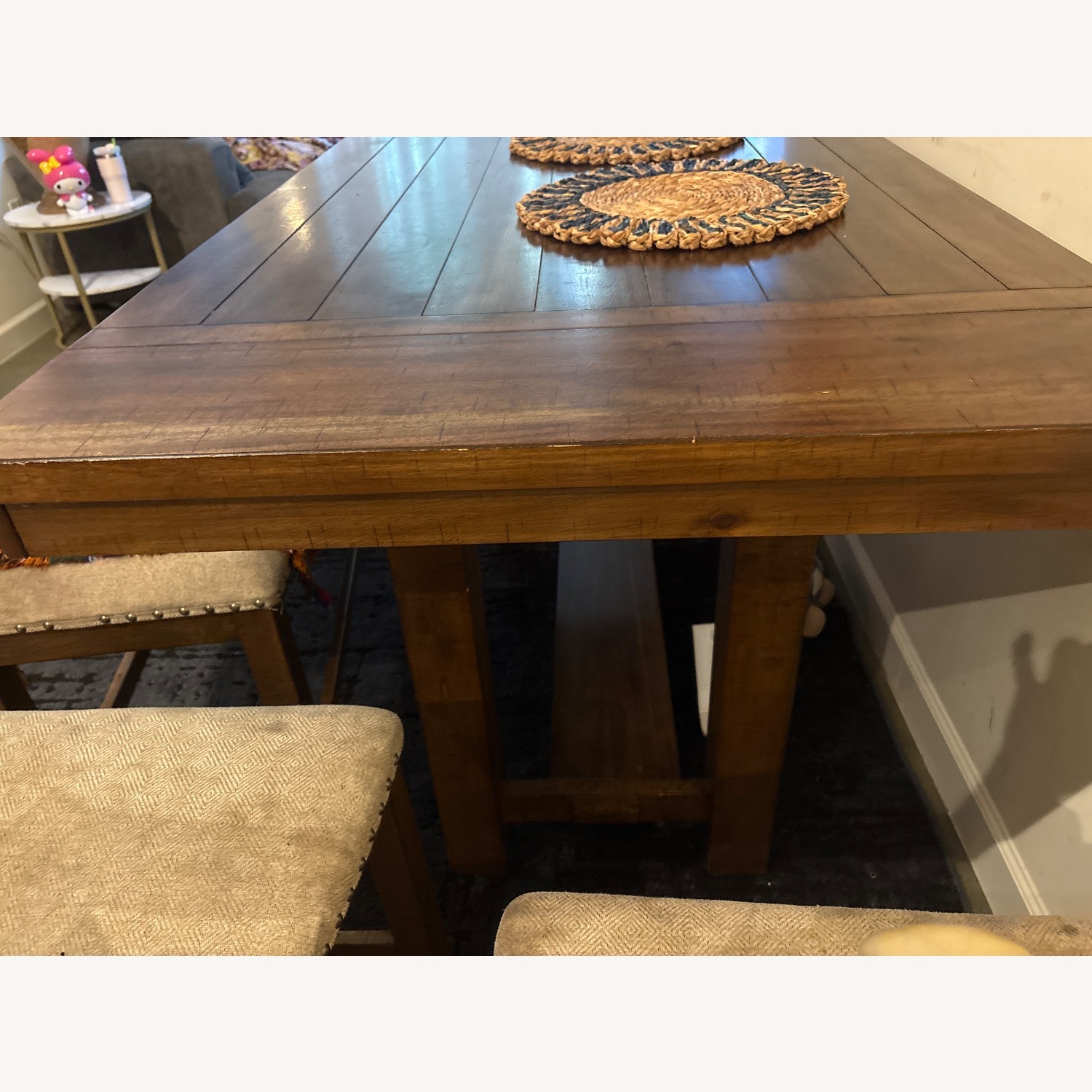 Ashley Furniture Dark Brown Dining Set - image-2