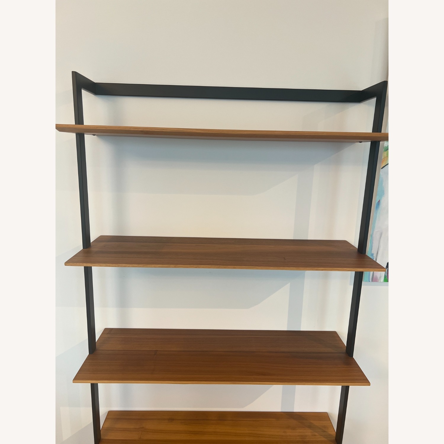 Slim Natural Wood Bookcase - image-4