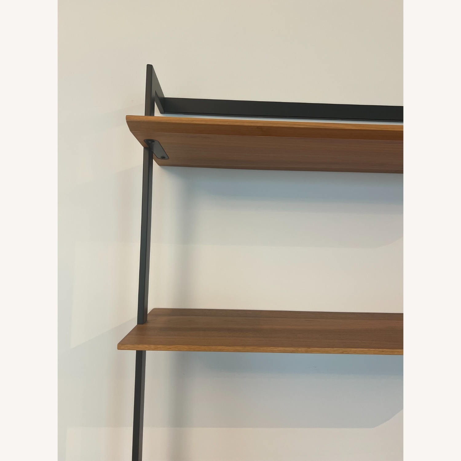 Slim Natural Wood Bookcase - image-5