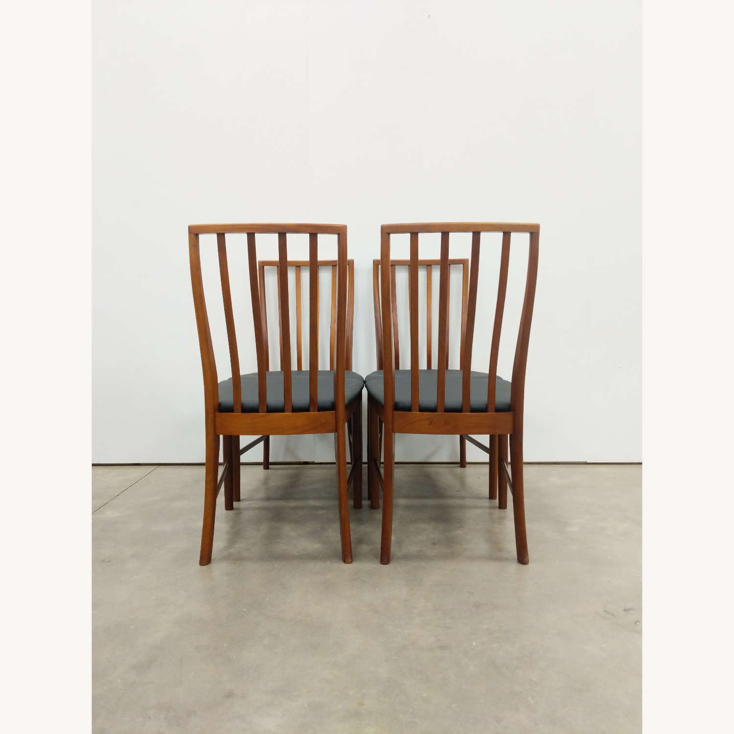4 Vintage Mid Century McIntosh Dining Chairs - image-3