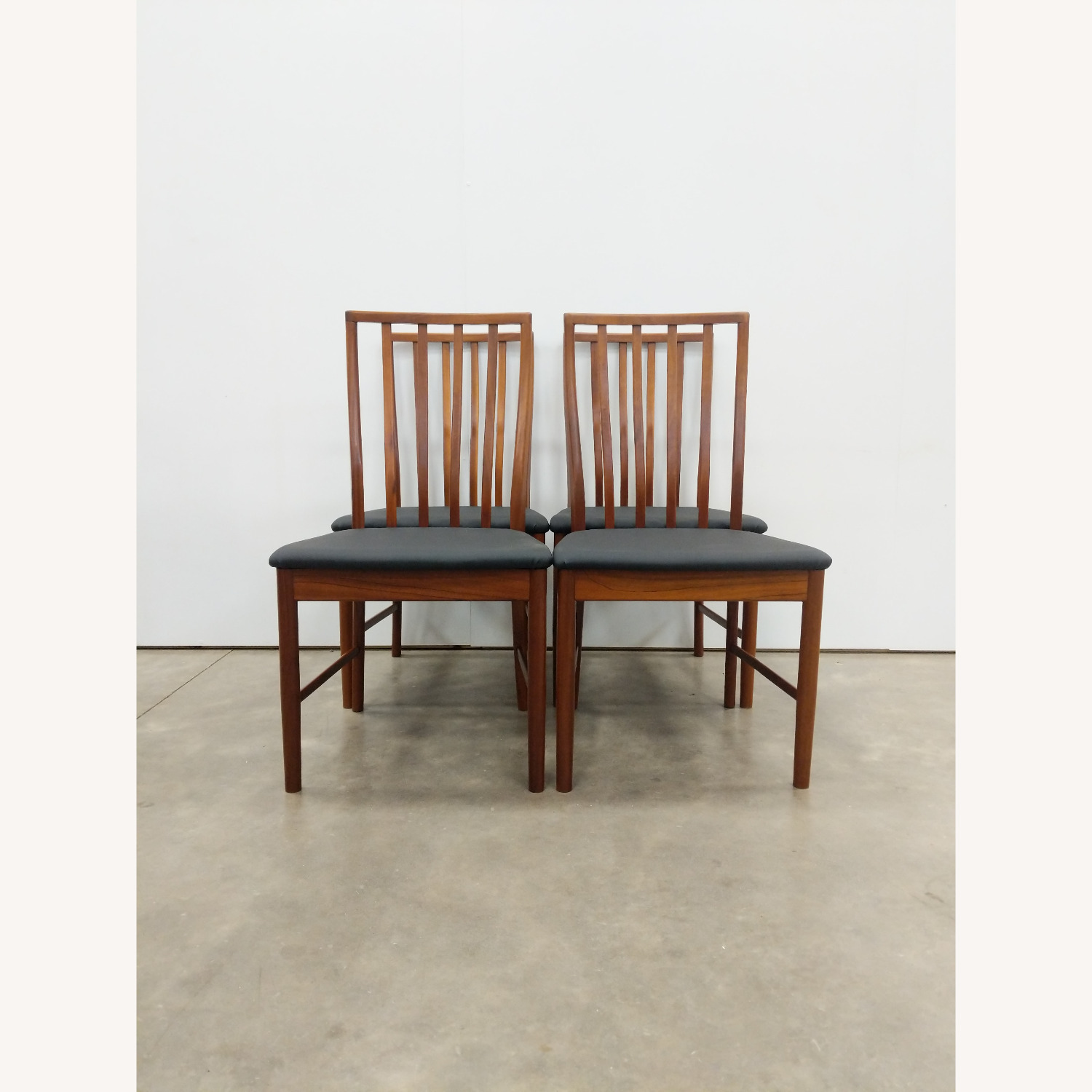4 Vintage Mid Century McIntosh Dining Chairs - image-5