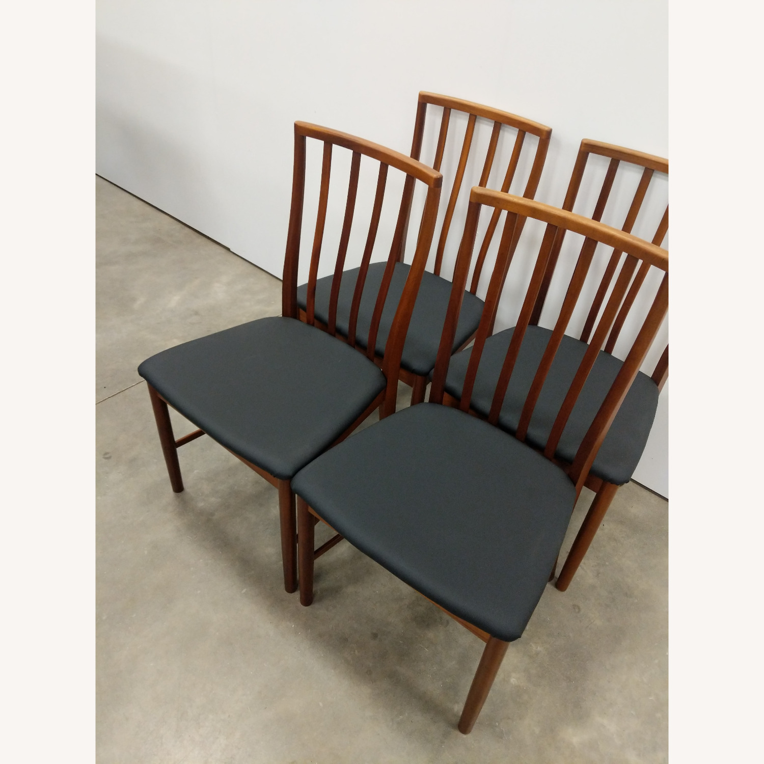 4 Vintage Mid Century McIntosh Dining Chairs - image-8