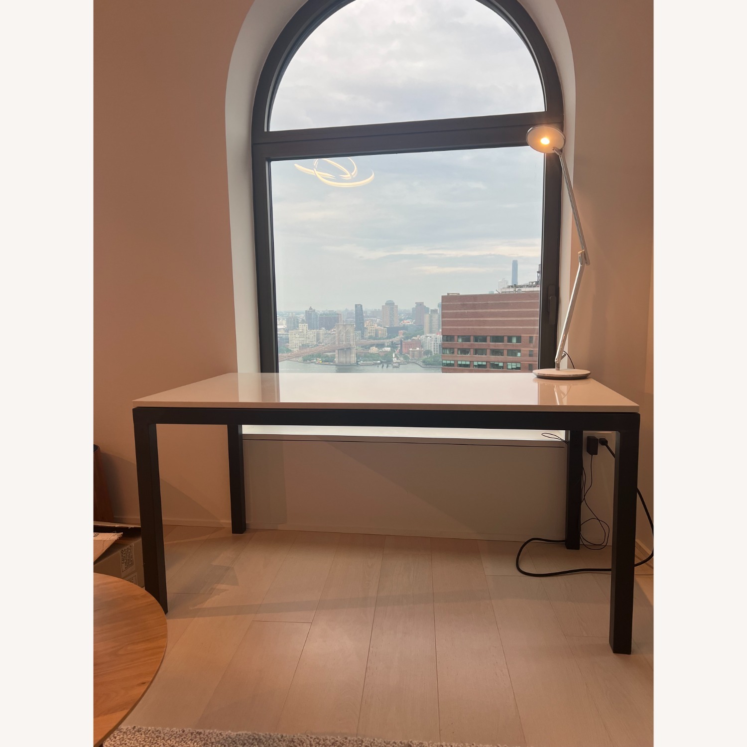 Room & Board Parsons White Ceramic Desks - image-3