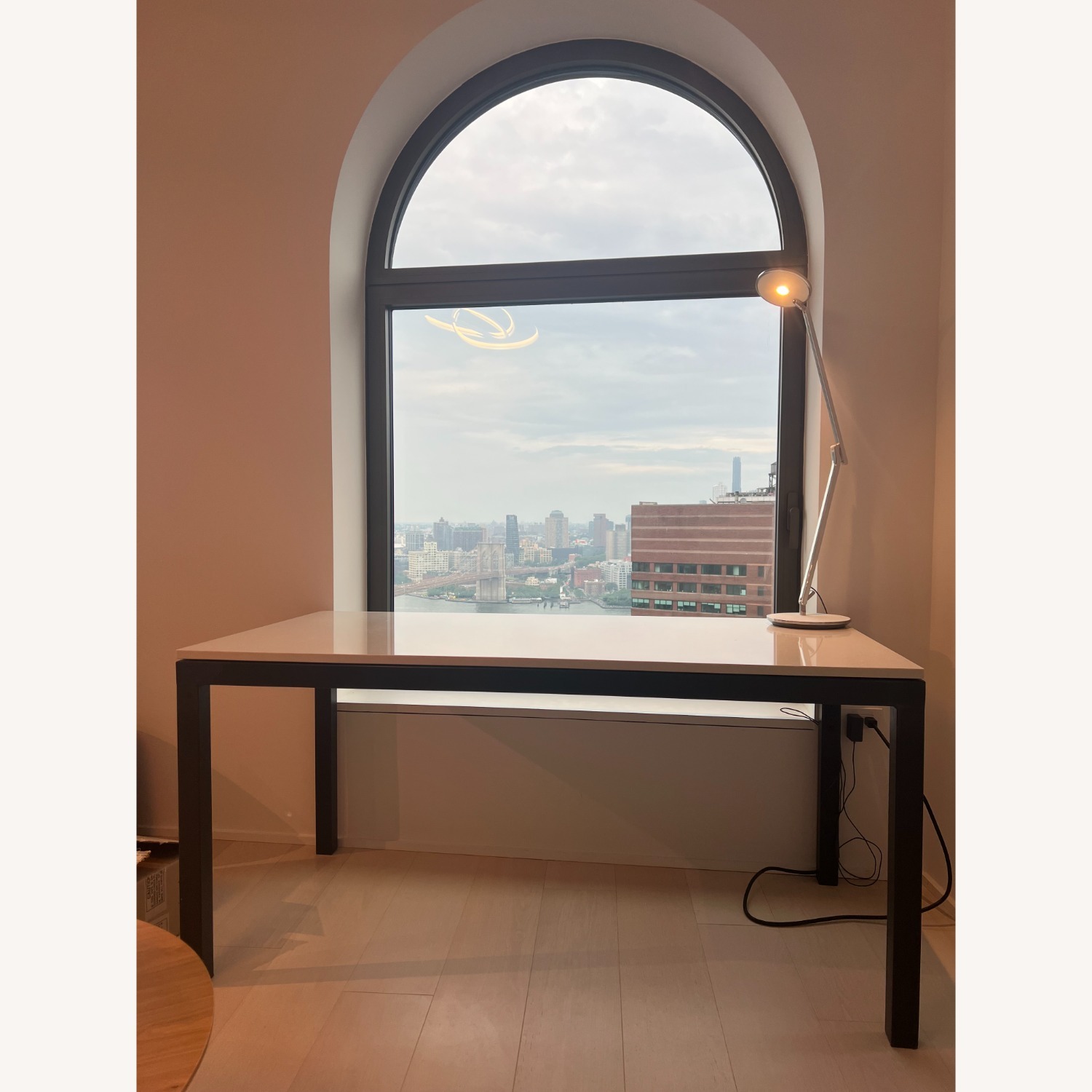Room & Board Parsons White Ceramic Desks - image-1