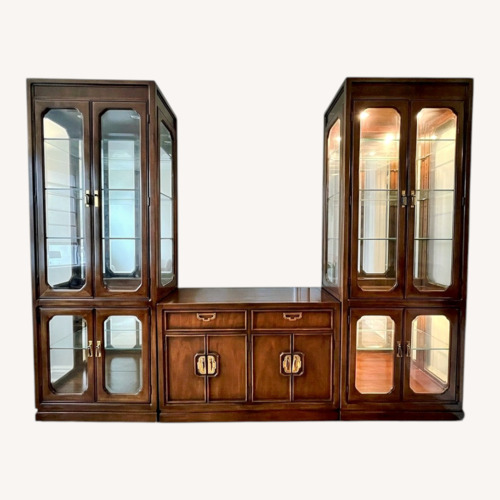 Used Thomasville Solid Wood 3-Piece Display Cabinet for sale on AptDeco