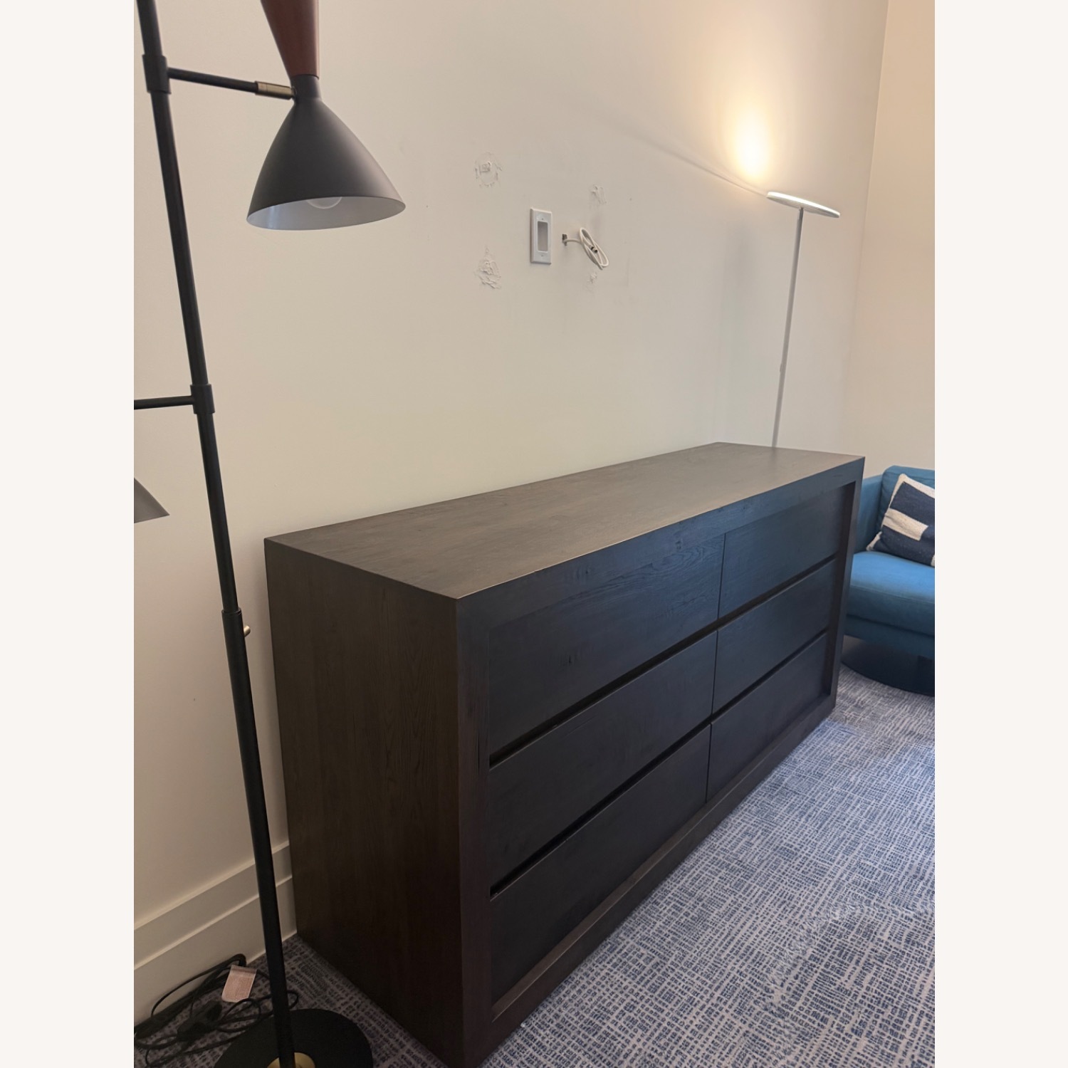 Restoration Hardware Drifted Reclaimed Oak 6-Drawer Dresser - image-2