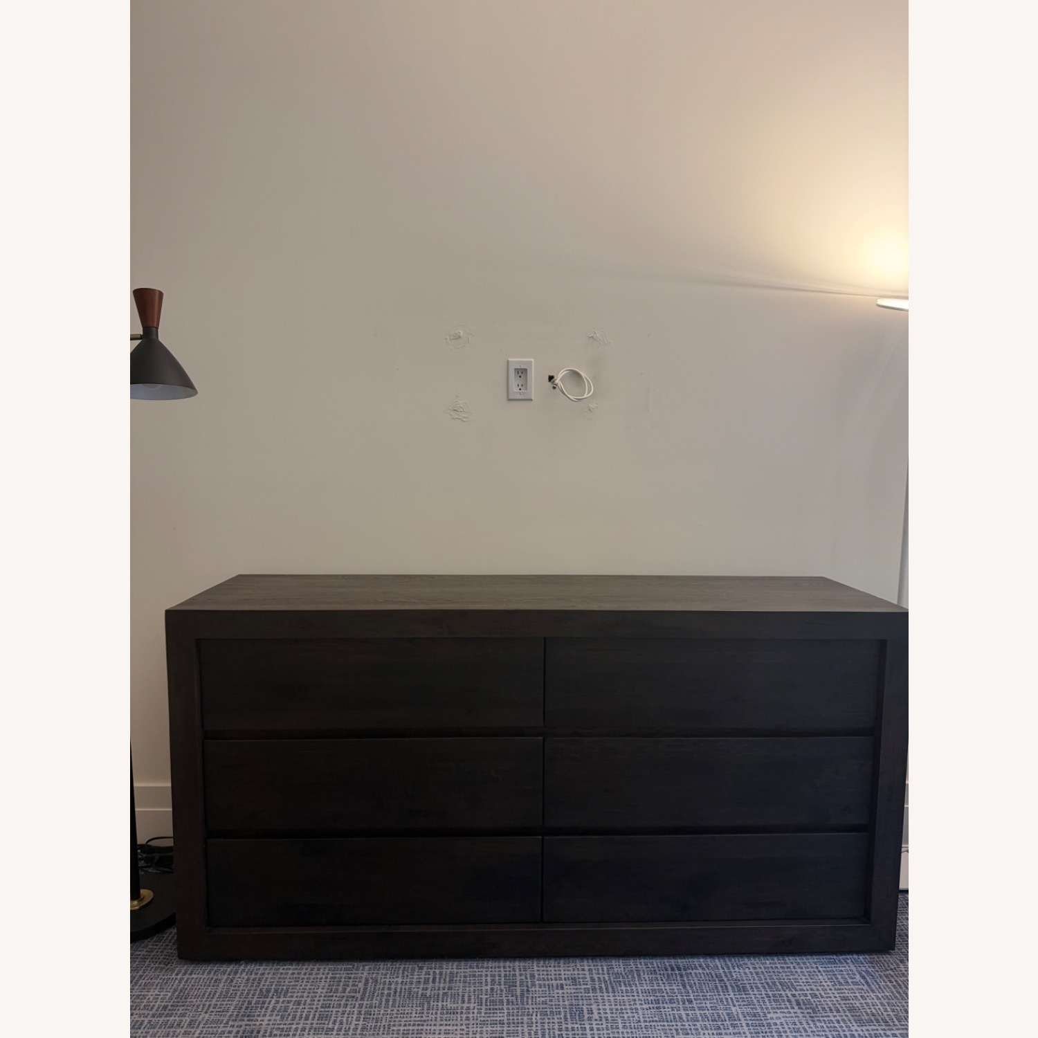 Restoration Hardware Drifted Reclaimed Oak 6-Drawer Dresser - image-1