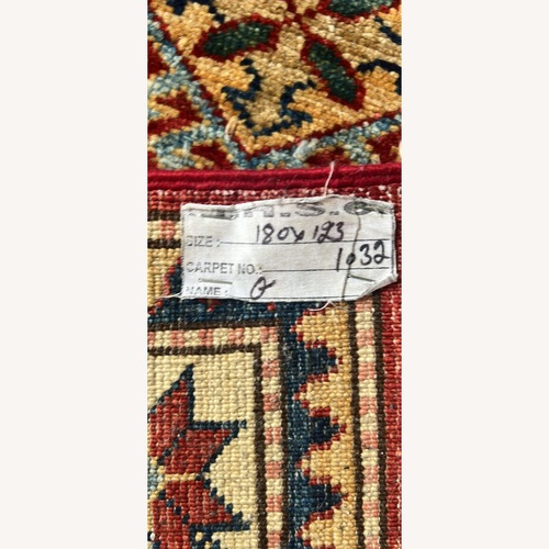 Used Afghan Kazak Traditional Tribal Design Rug for sale on AptDeco
