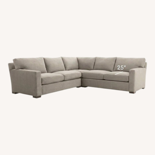 Used Crate & Barrel Axis L-Shaped 3+ Piece Sectional for sale on AptDeco
