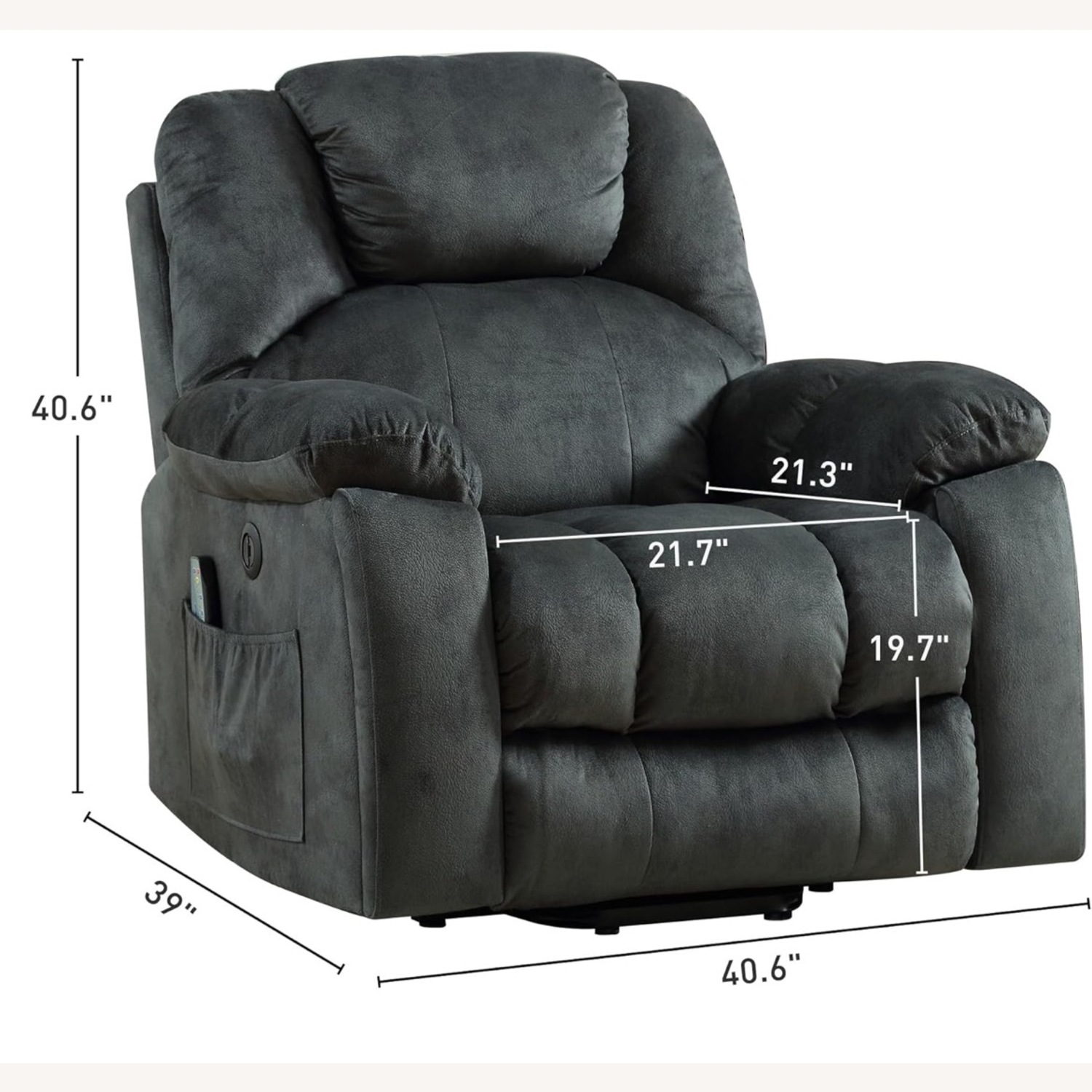  Power Lift Recliner Chair with massage & Heating - image-6