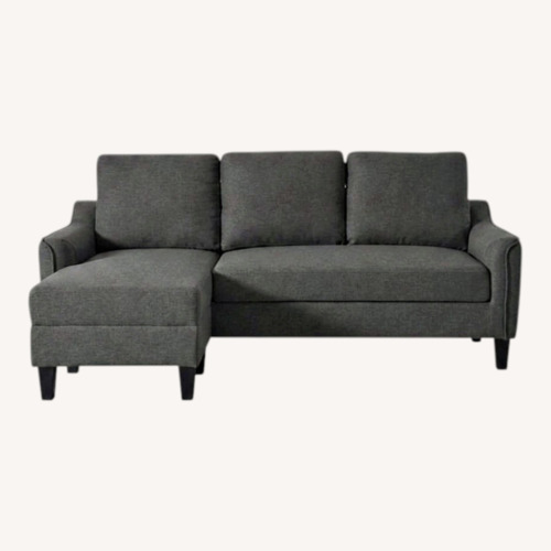 Used Ashley Furniture Jarreau Gray Sofa Chaise Sleeper for sale on AptDeco