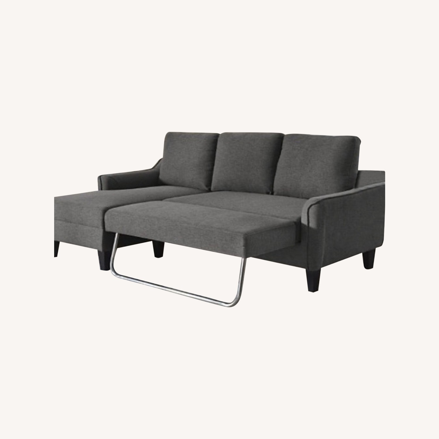 Ashley Furniture Jarreau Gray Sofa Chaise Sleeper - image-3
