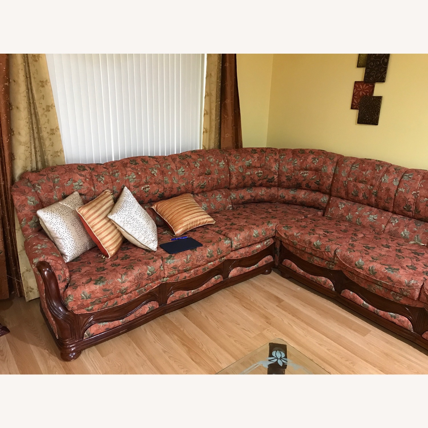 Vintage/Antique Finds Red 3+ Piece Sectional - image-3