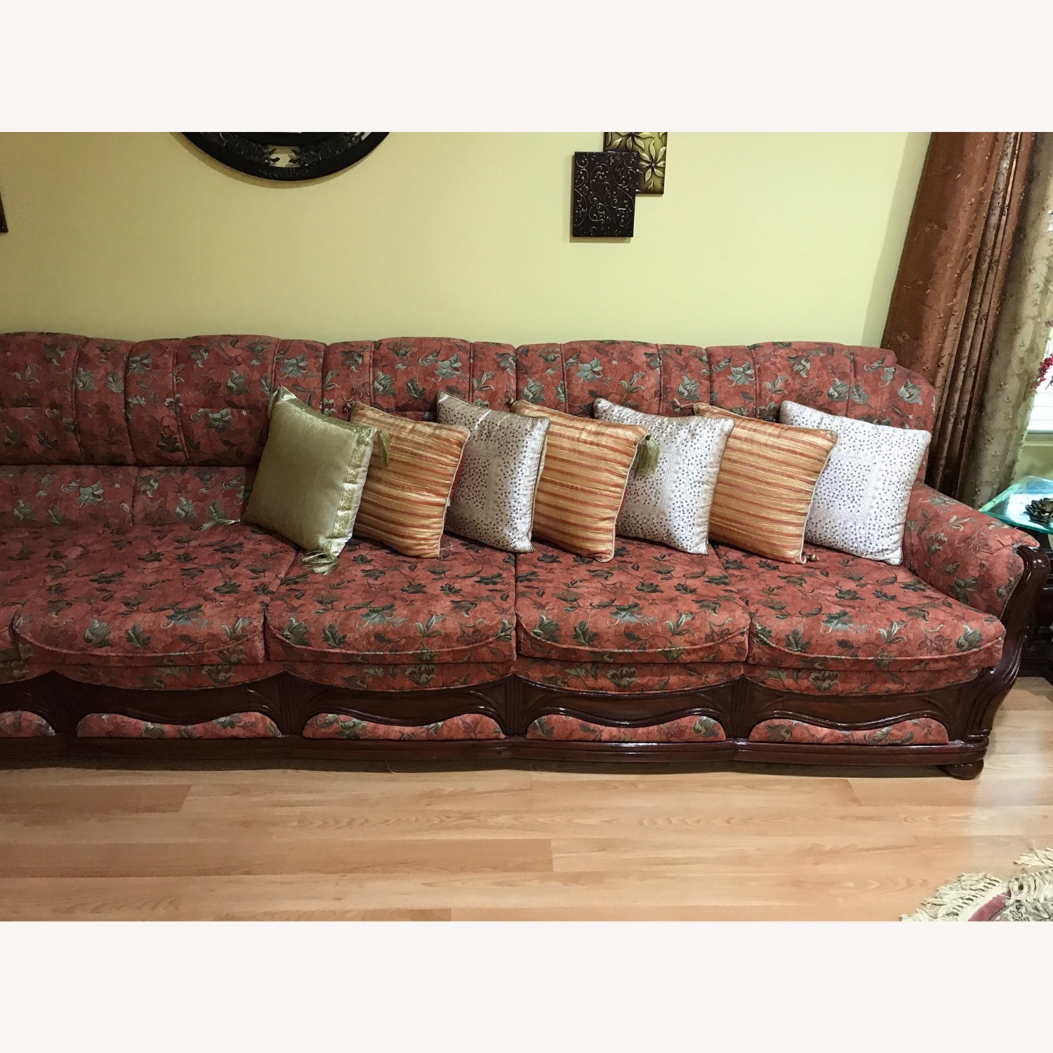 Vintage/Antique Finds Red 3+ Piece Sectional - image-2