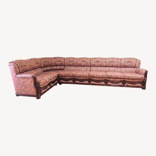 Used Vintage/Antique Finds Red 3+ Piece Sectional for sale on AptDeco