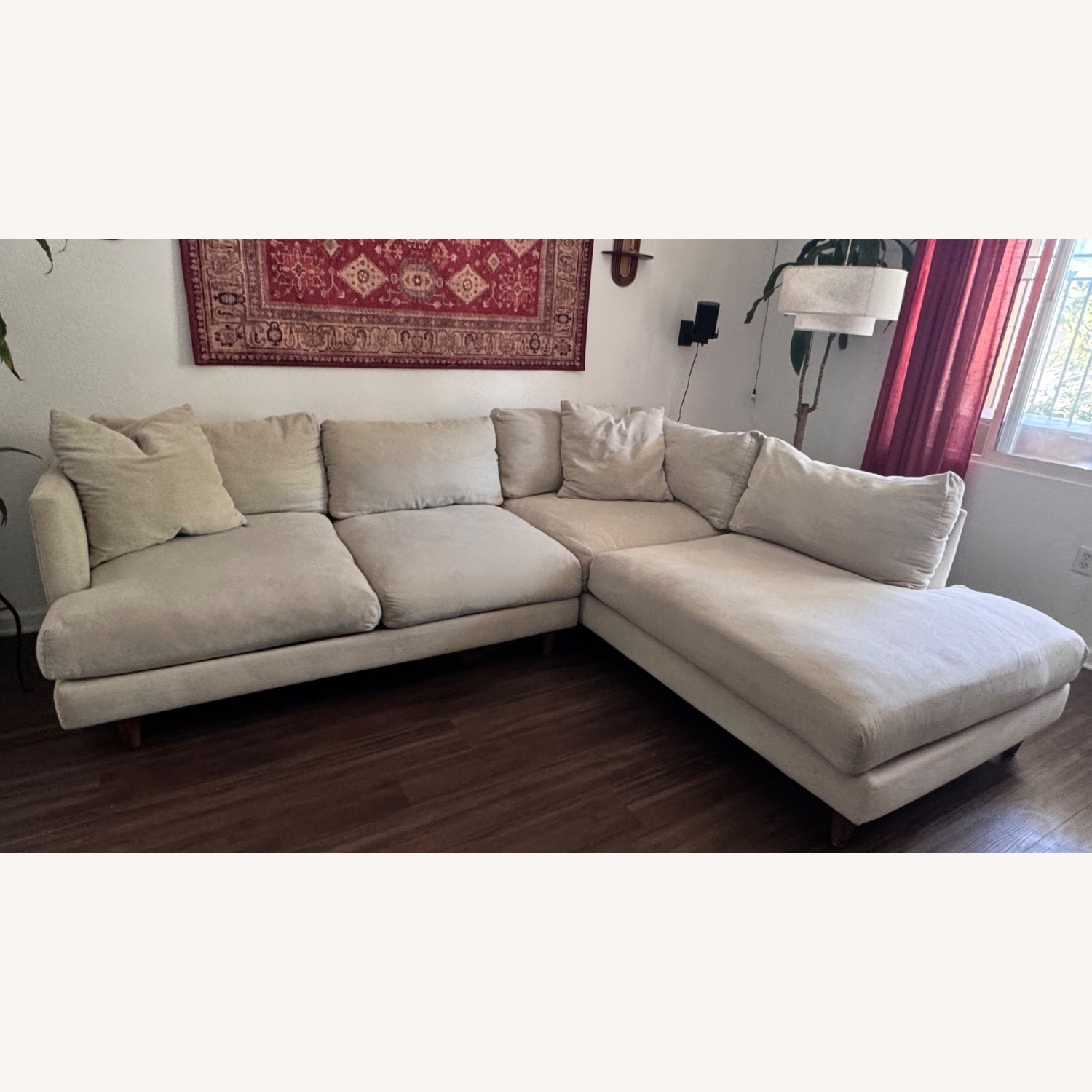 Living Spaces Adeline 2 Piece Sectional - image-1