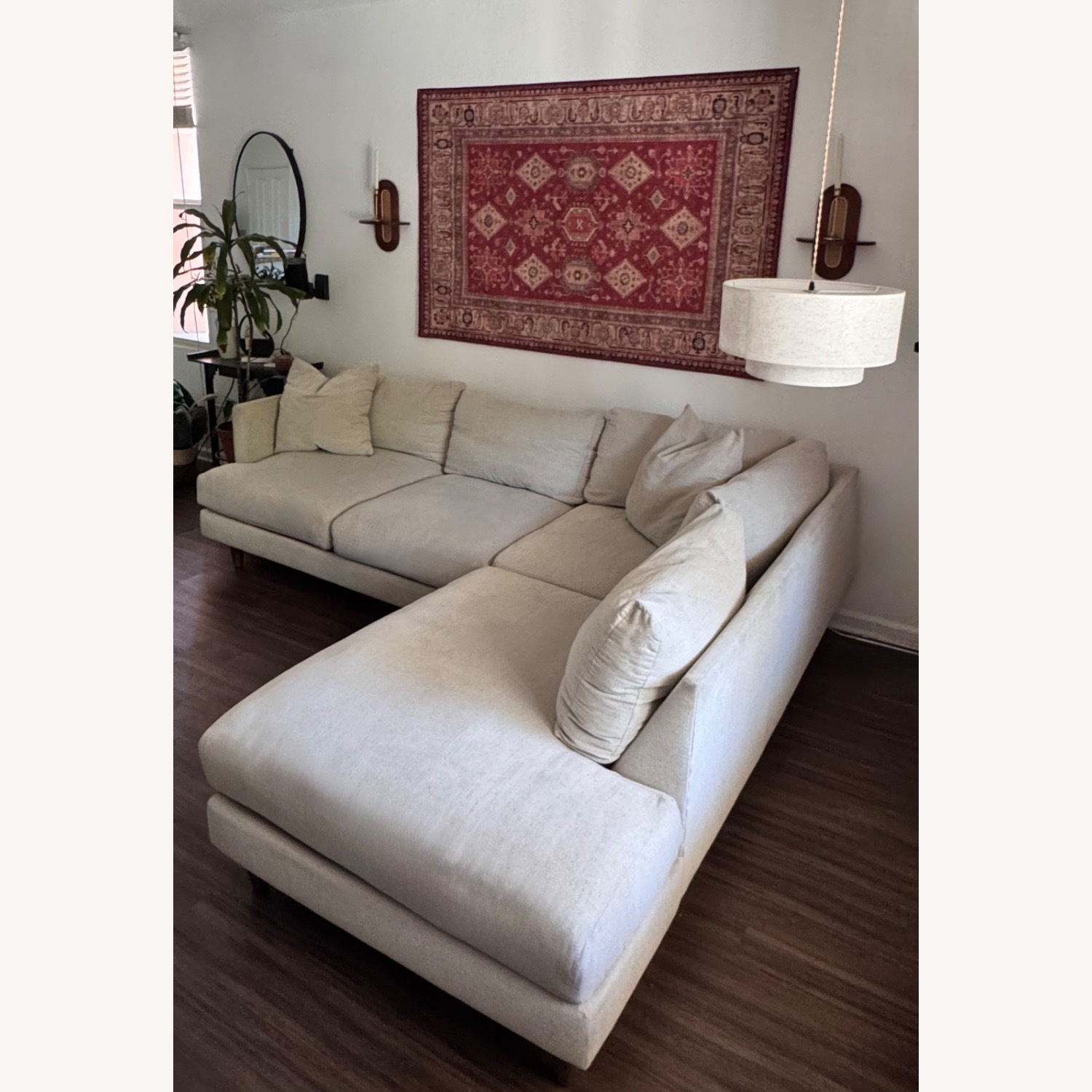 Living Spaces Adeline 2 Piece Sectional - image-2
