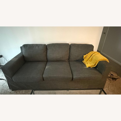 Used Dark Gray Fabric 3+ Seater Sofa for sale on AptDeco