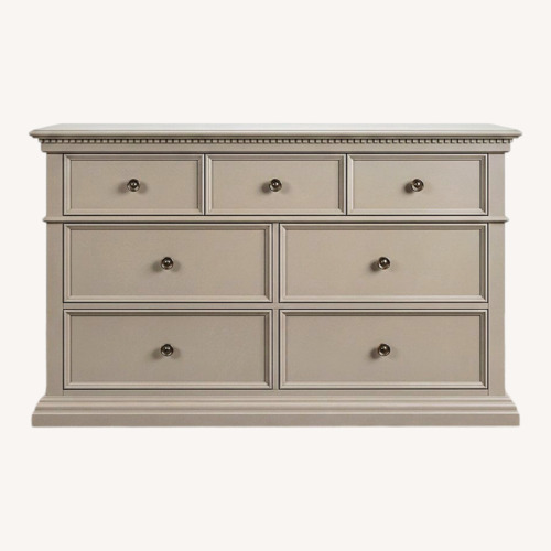 Used Light Gray Wood Dresser for sale on AptDeco