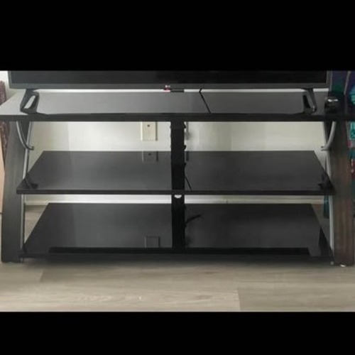 Used Black Glass Media Storage for sale on AptDeco