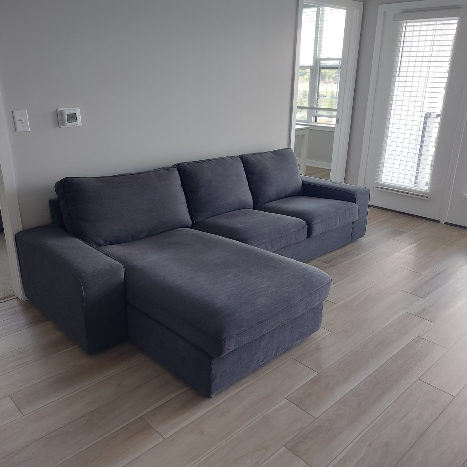 IKEA Dark Gray Chaise Lounge - image-4