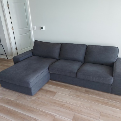 Used IKEA Dark Gray Chaise Lounge for sale on AptDeco