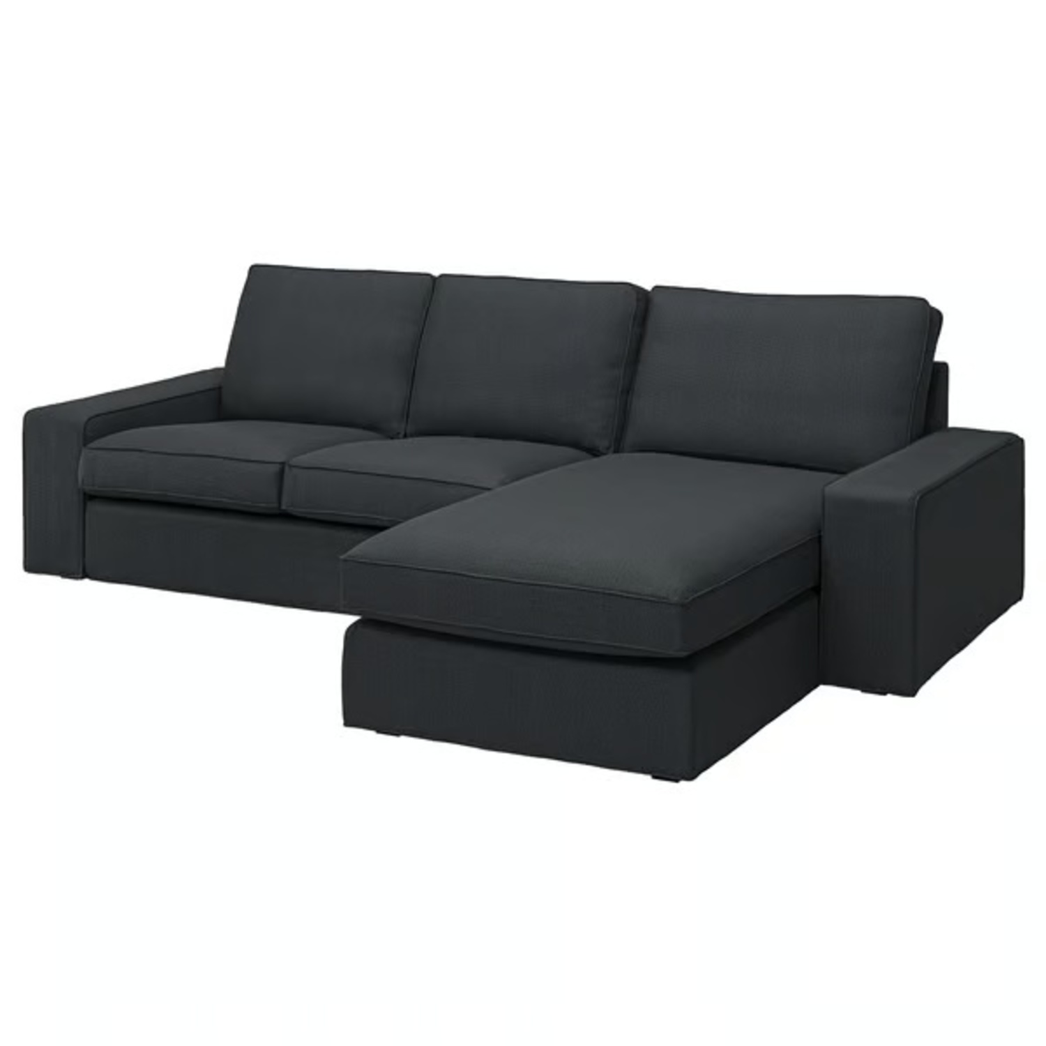 IKEA Dark Gray Chaise Lounge - image-5