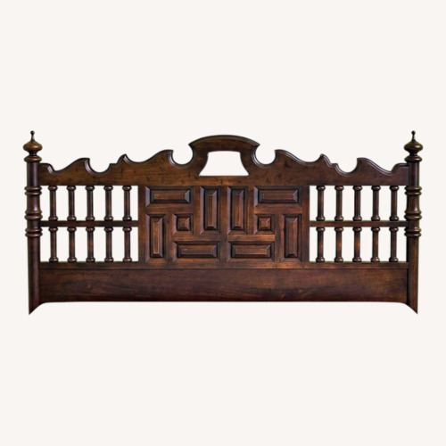 Used Drexel Headboard attaches to bedframe for sale on AptDeco