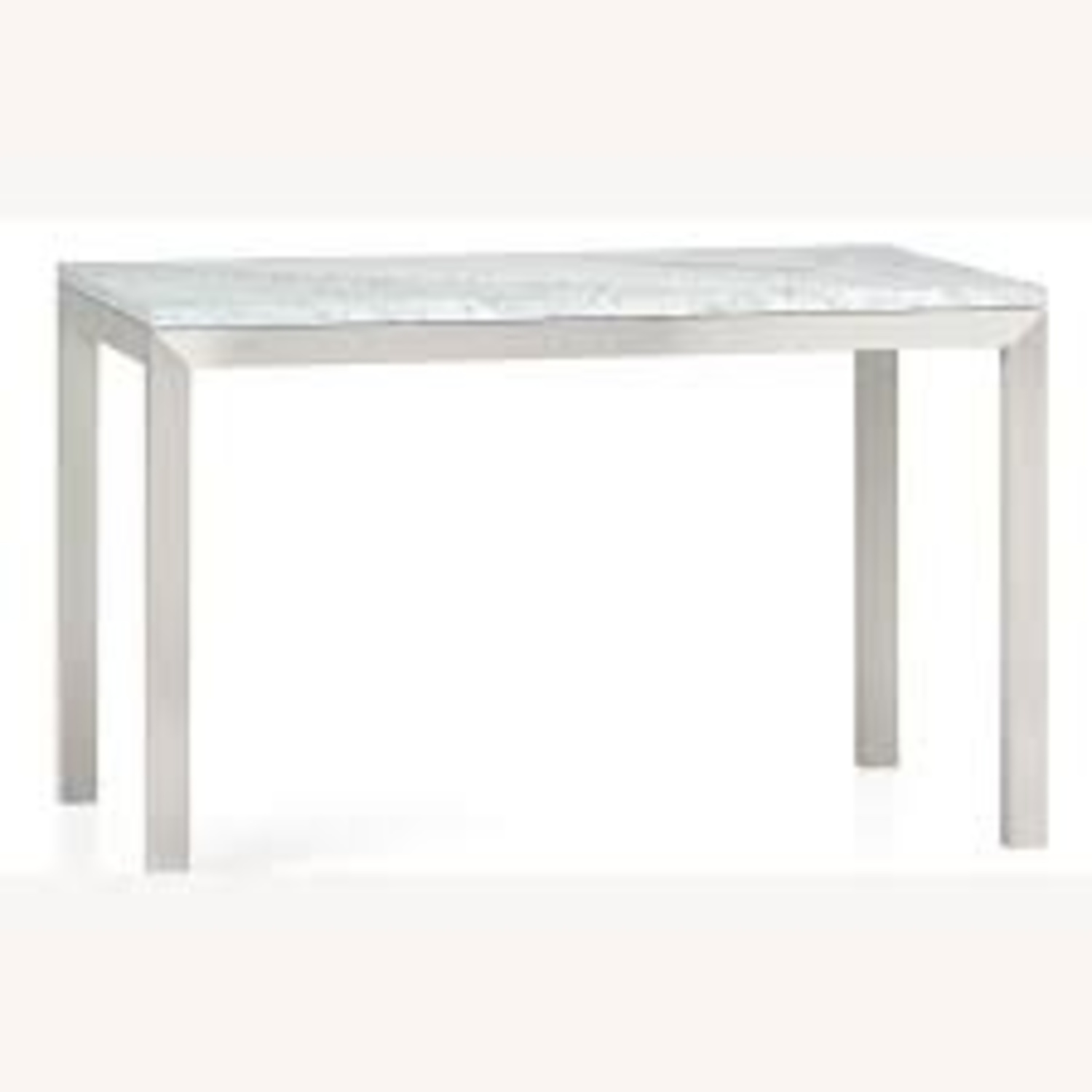 Crate & Barrel Light Gray Dining Table - image-5