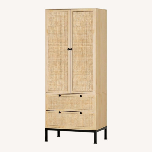 Used Wayfair Natural Armoire for sale on AptDeco