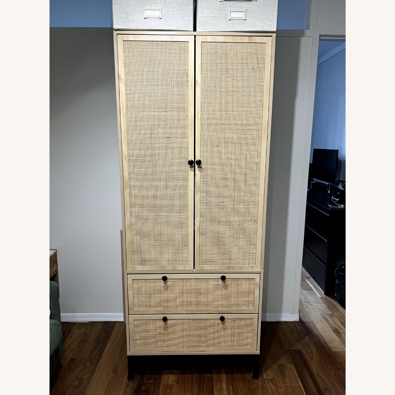 Wayfair Natural Armoire - image-1